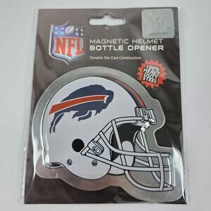 Buffalo Bills NFL Magnetic Steel Helmet Bottle Opener - New